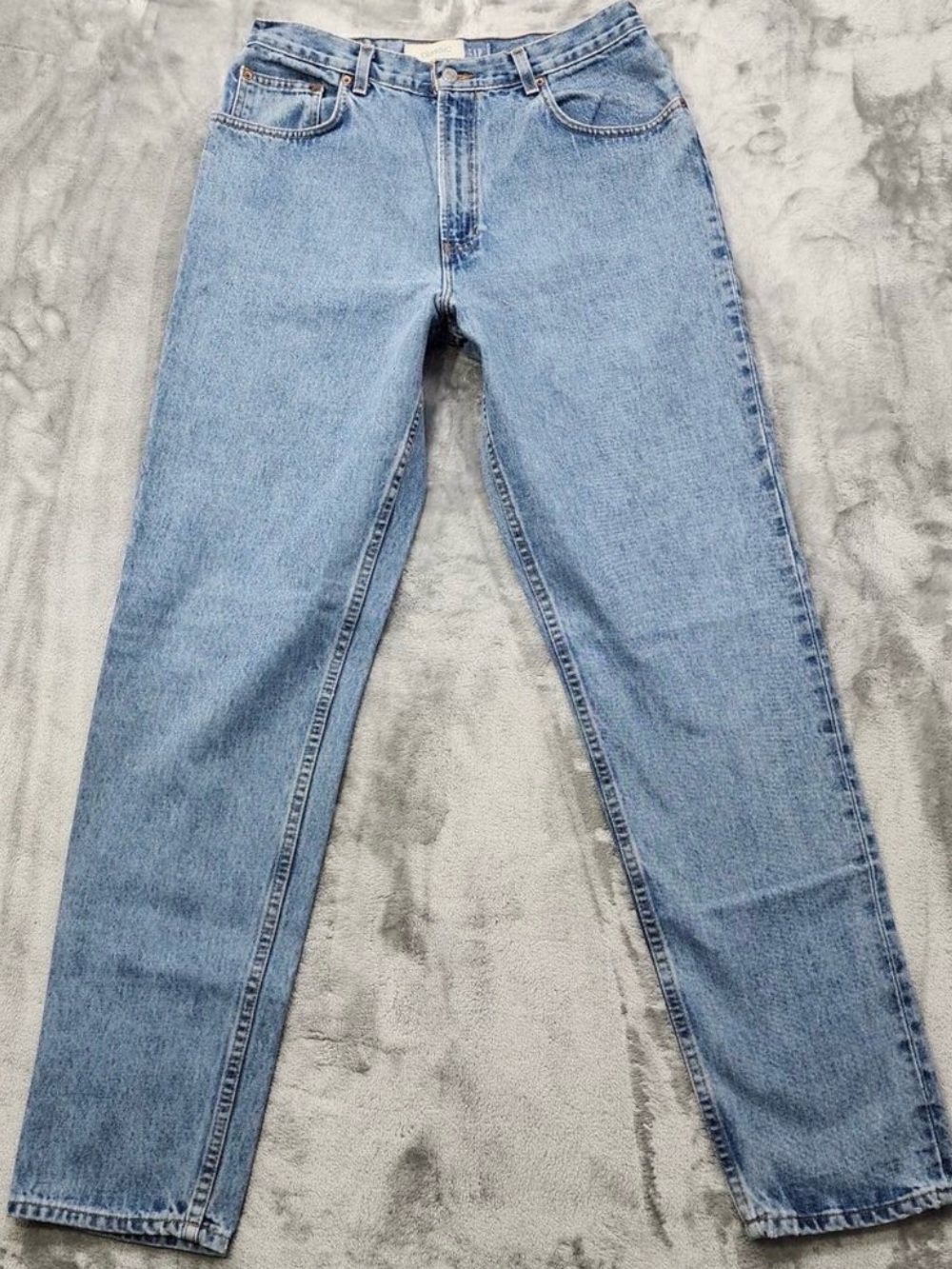 Vintage GAP Jeans Womens 14 Long Blue High Rise Tapered Mom Classic Fit Casual